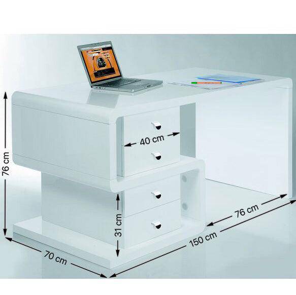 Snake Club White Desk