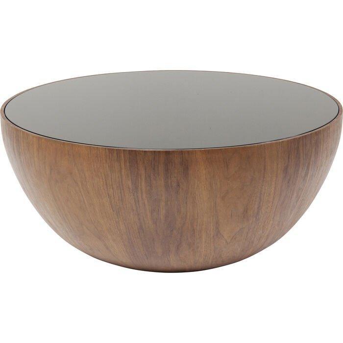 Tear Drops Walnut Coffee Table