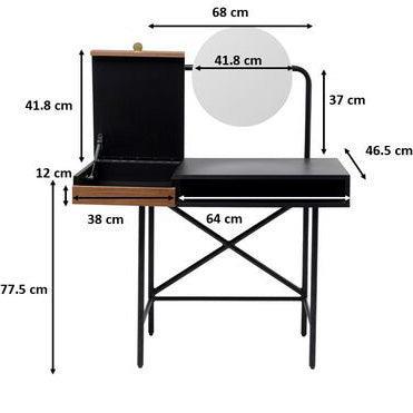 Vanity Black/Brown Dressing Table