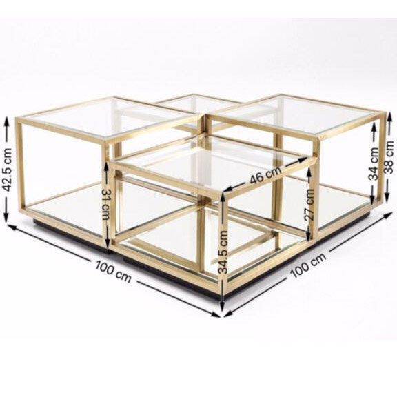 Luigi Glass Coffee Table