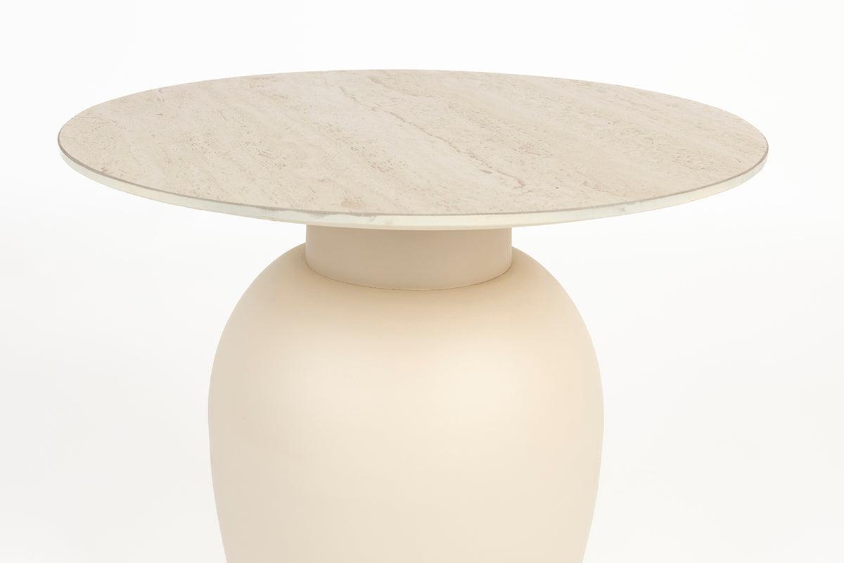 Karula Beige Side Table - WOO .Design