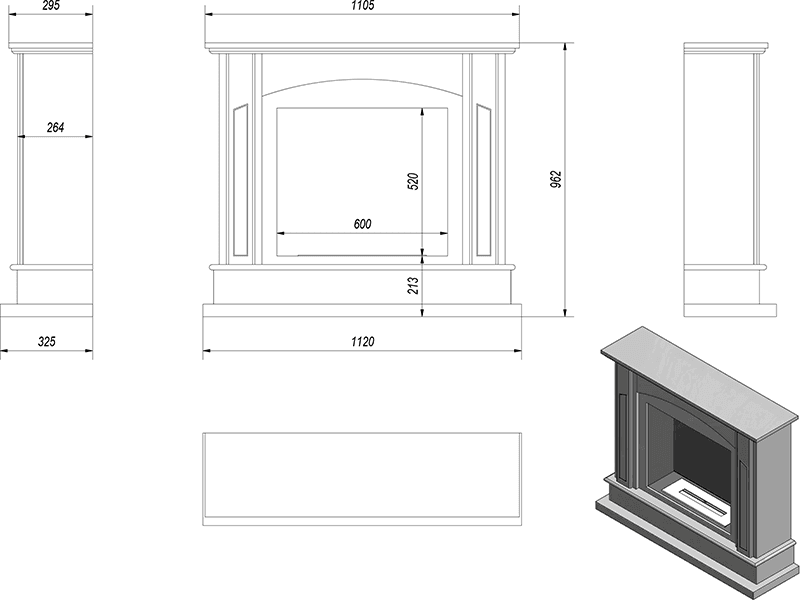 February Bio Fireplace