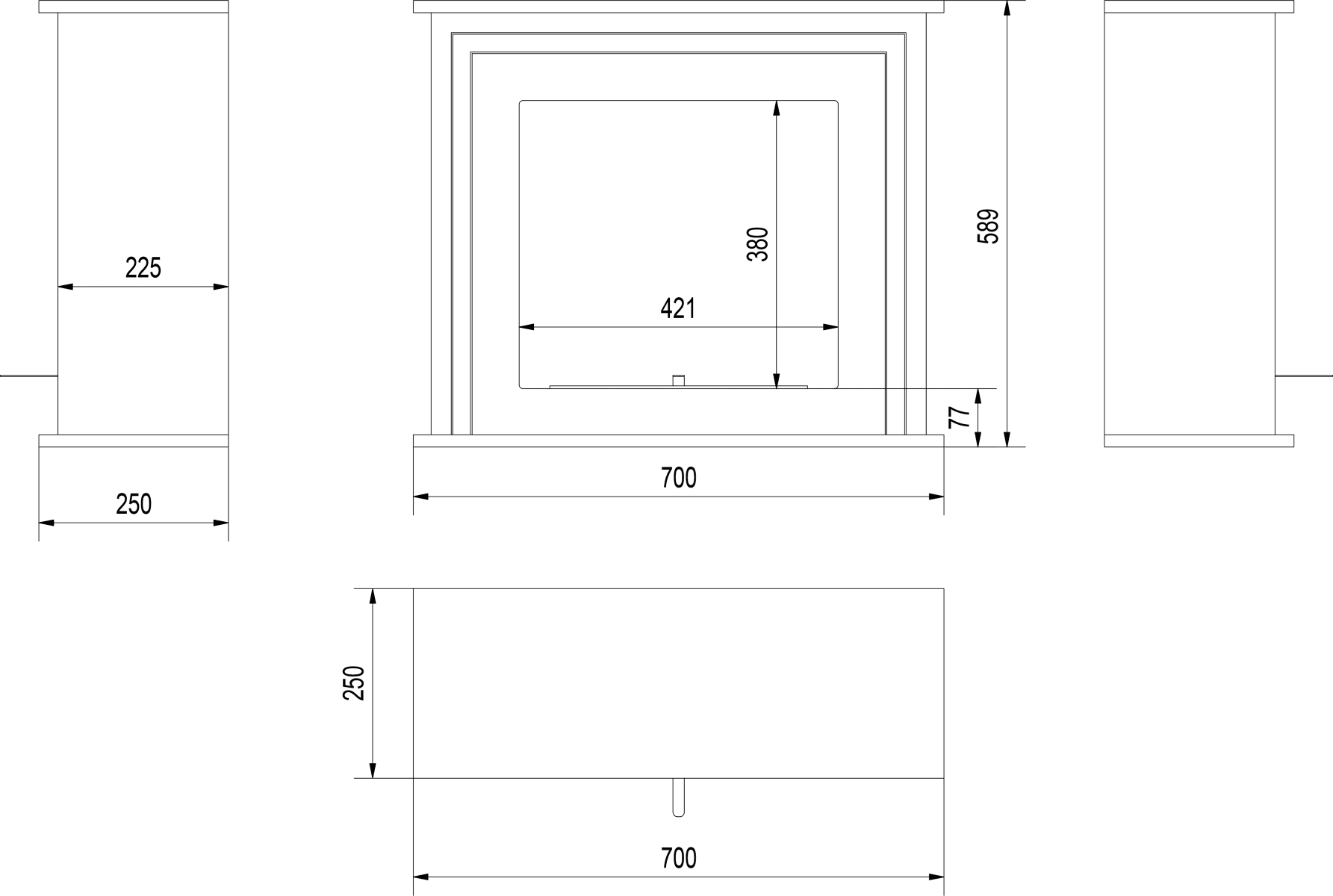 June Bio Fireplace