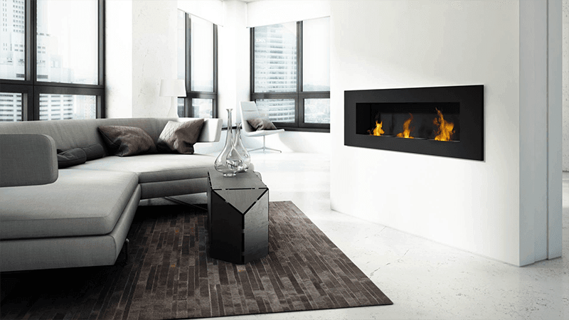 Delta 3 Black Bio Fireplace