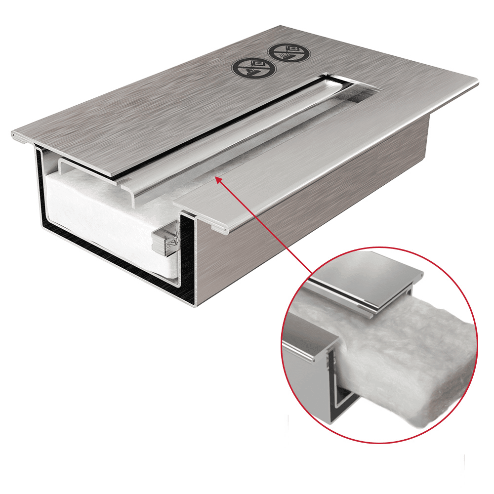 Delta 3 Black Bio Fireplace