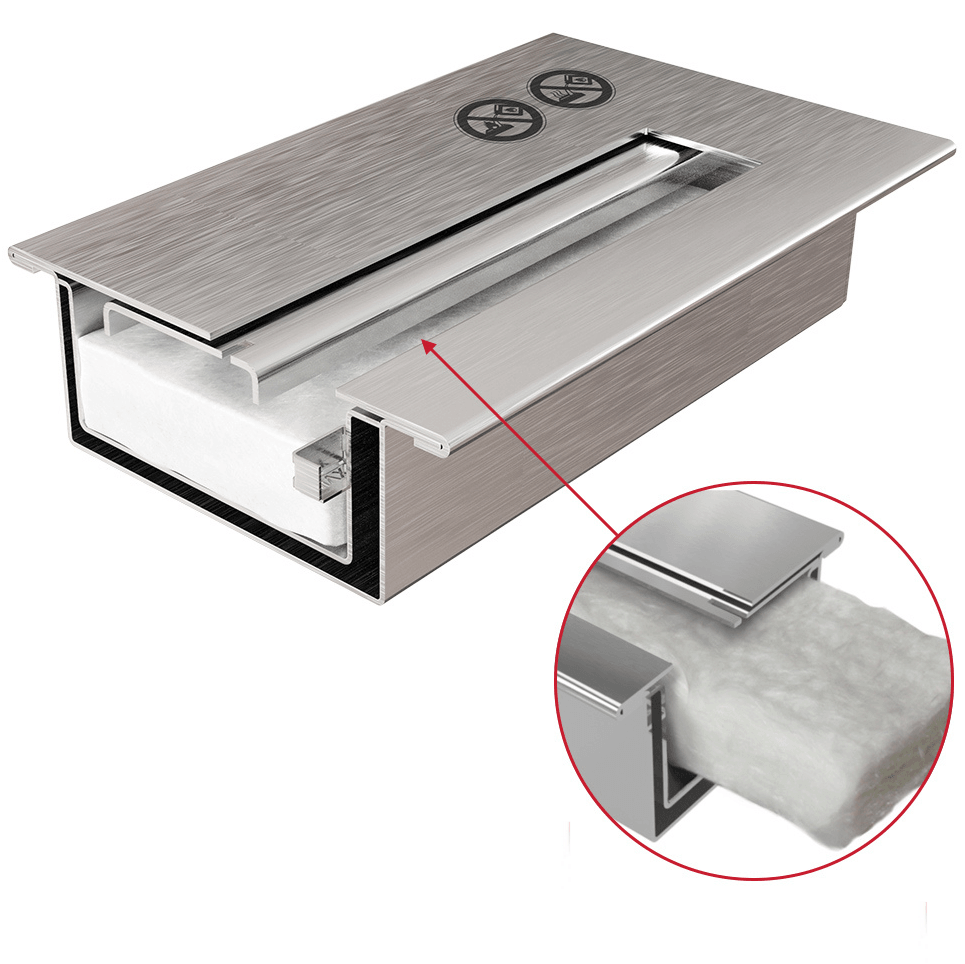 Delta 900 Corner Left Bio Fireplace