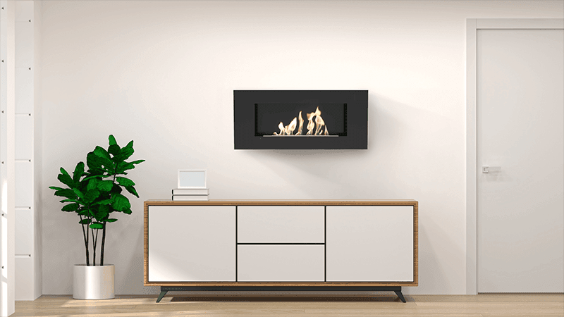 Delta Flat Bio Fireplace