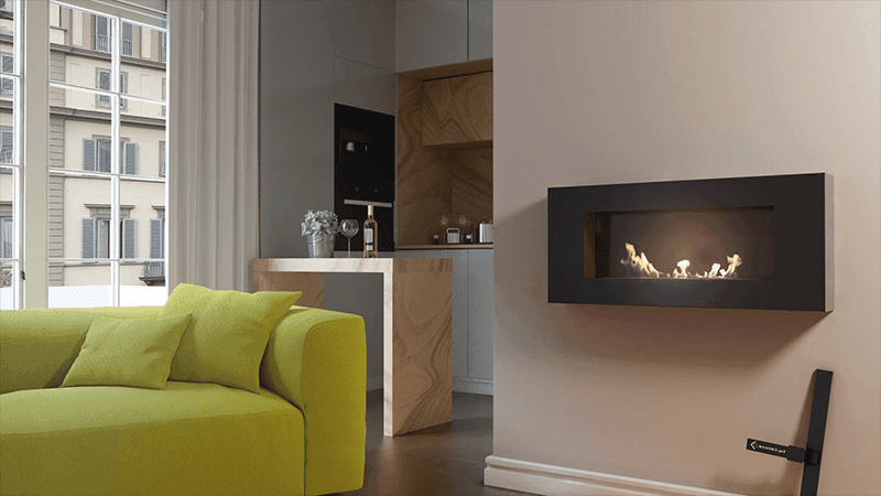Delta Flat Bio Fireplace