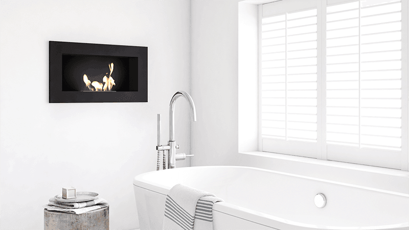 Golf Black Bio Fireplace