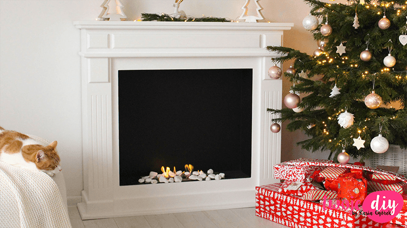November White Bio Fireplace