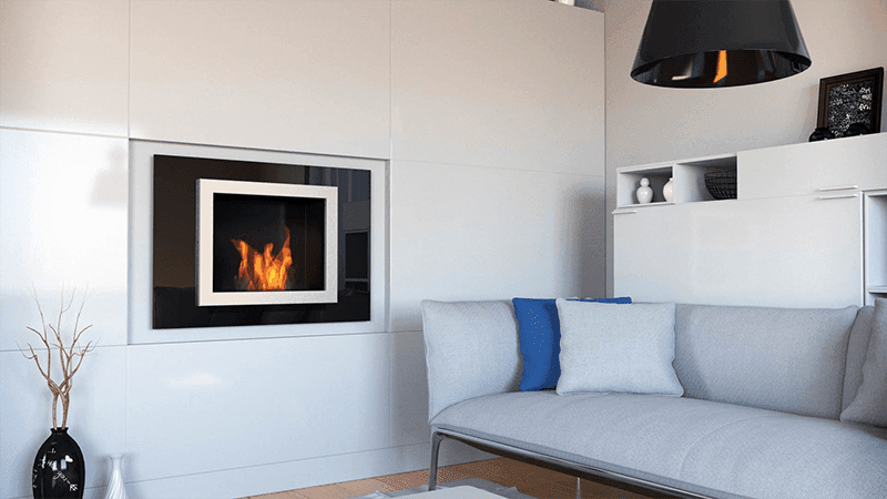 Oscar Black Bio Fireplace