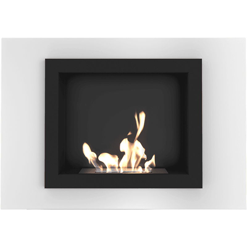 Oscar White Bio Fireplace
