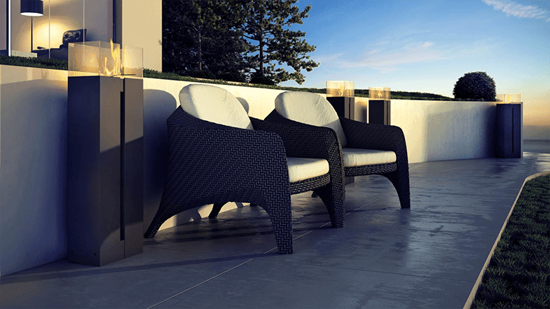 Romeo Bio Fireplace