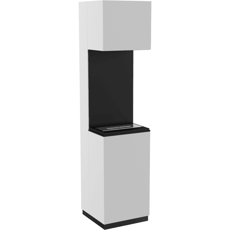 Sierra White Bio Fireplace
