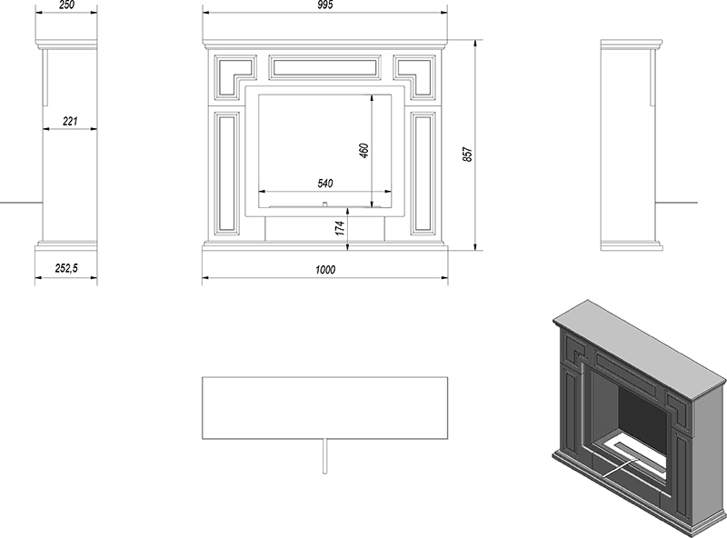 March Bio Fireplace