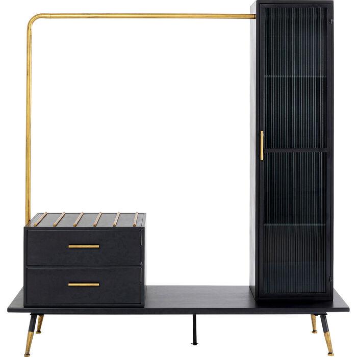 La Gomera Black Wardrobe Cabinet - WOO .Design