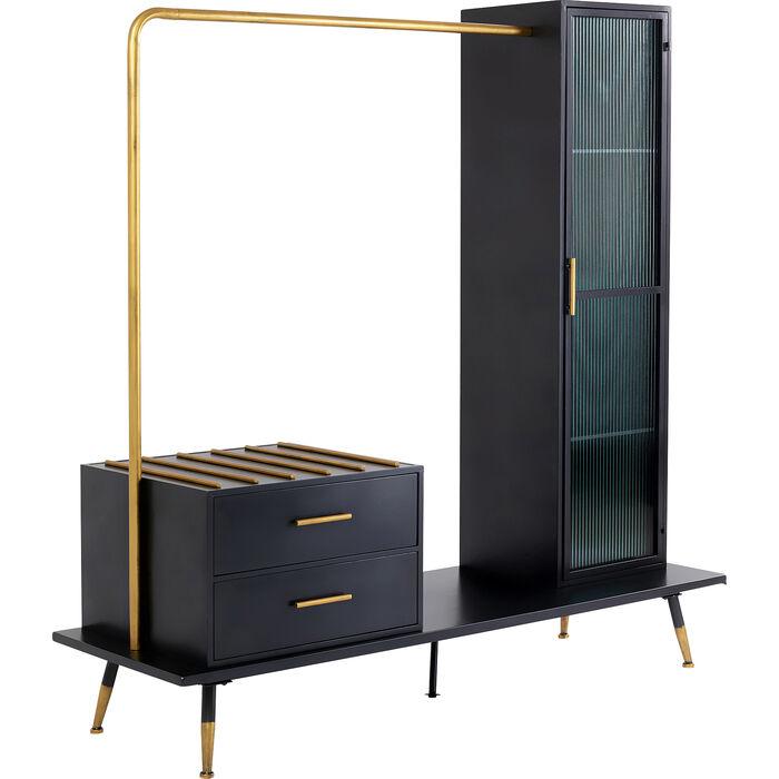 La Gomera Black Wardrobe Cabinet - WOO .Design