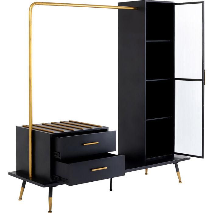 La Gomera Black Wardrobe Cabinet - WOO .Design