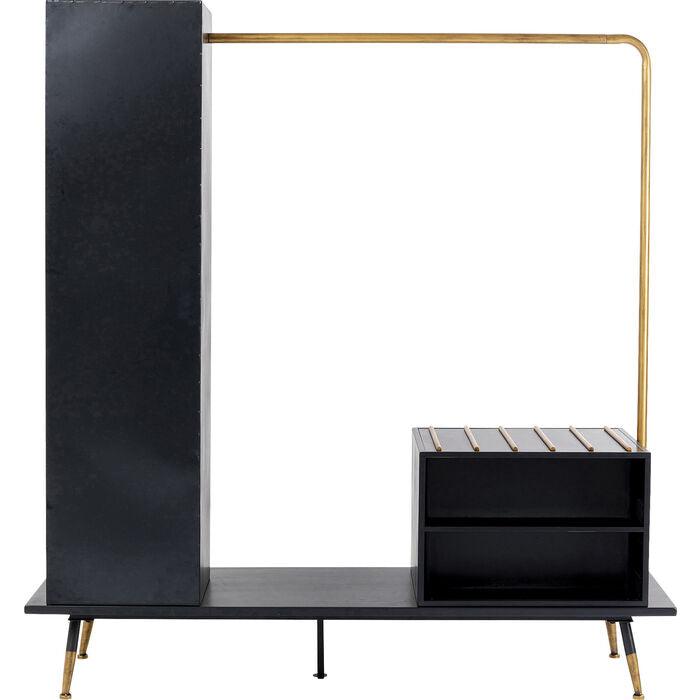 La Gomera Black Wardrobe Cabinet - WOO .Design