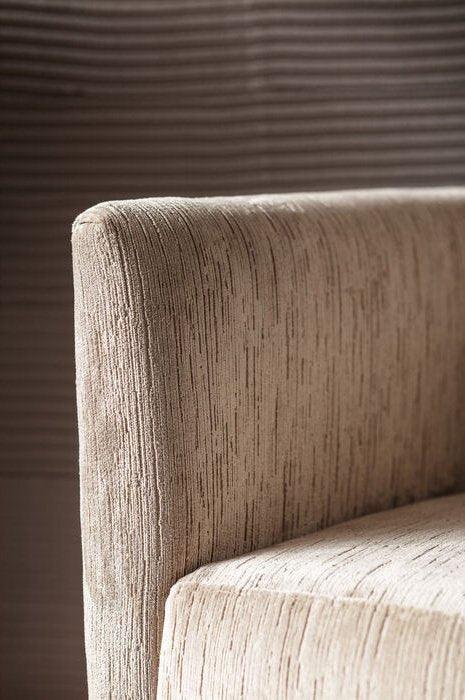 La Vida Beige Velvet Contemporary Armchair - WOO .Design