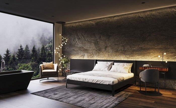 La Vida Beige Velvet Contemporary Armchair - WOO .Design