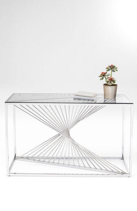 Laser Clear Glass Console - WOO .Design