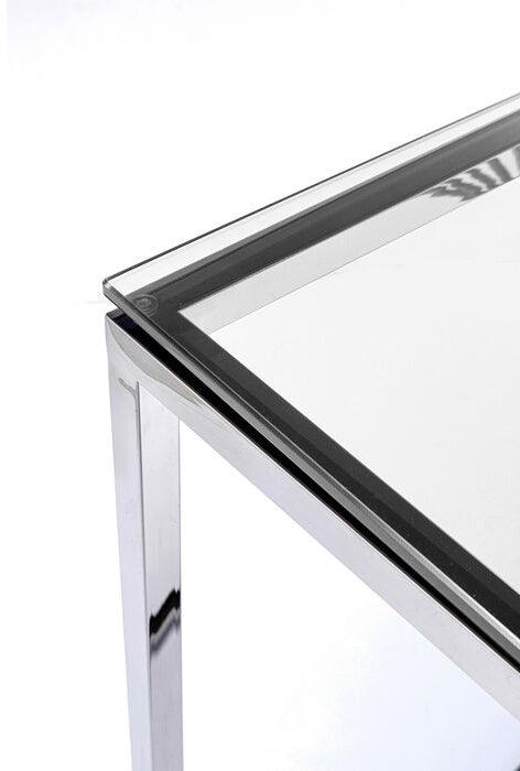 Laser Clear Glass Console - WOO .Design