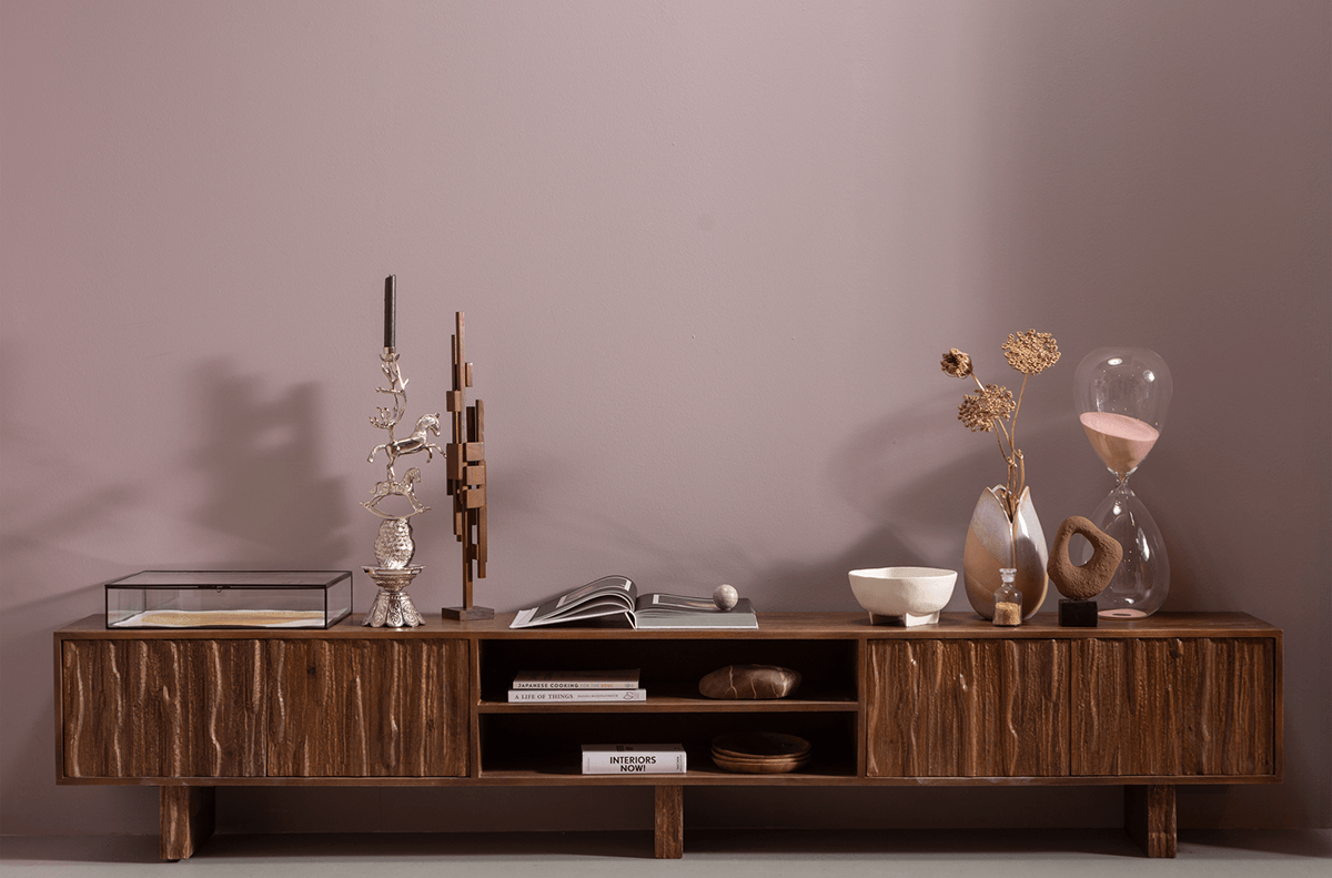 Lavish Warm Brown TV Unit - WOO .Design