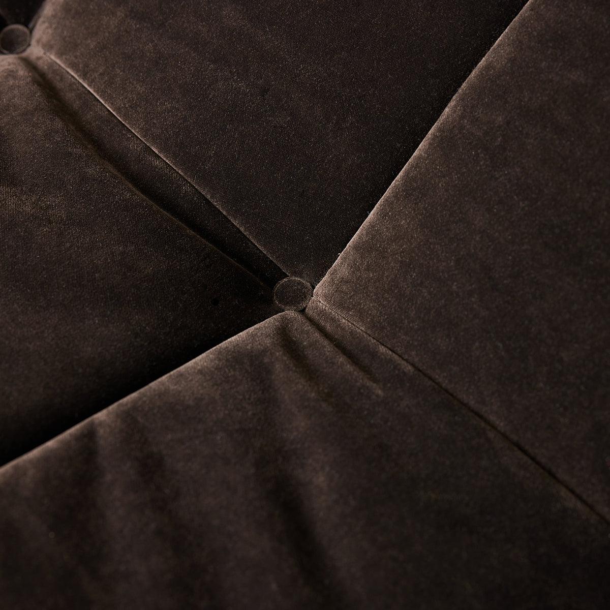 Lazy Espresso Royal Velvet Lounge Chair - WOO .Design
