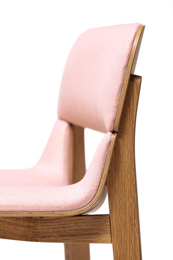 Leaf Upholstered Barstool with Backrest - WOO .Design