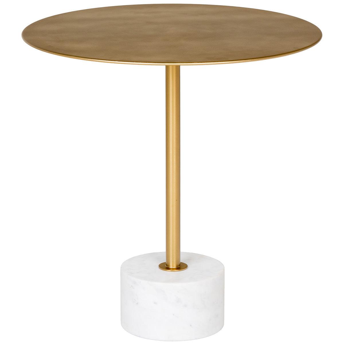 Lecco Brass Side Table - WOO .Design