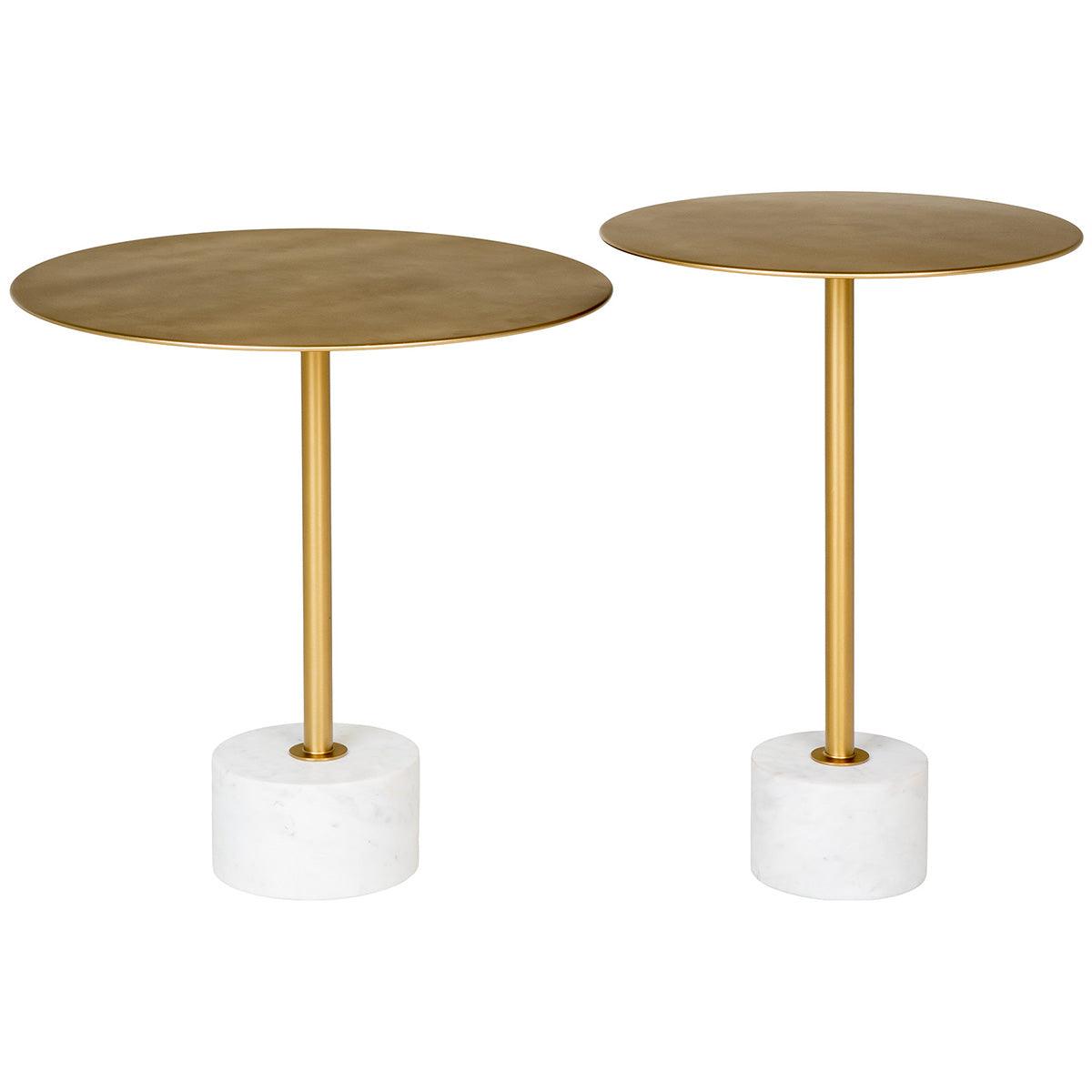 Lecco Brass Side Table - WOO .Design