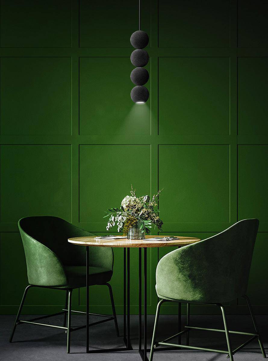 Bola Bola Velvet LED Pendant Lamp