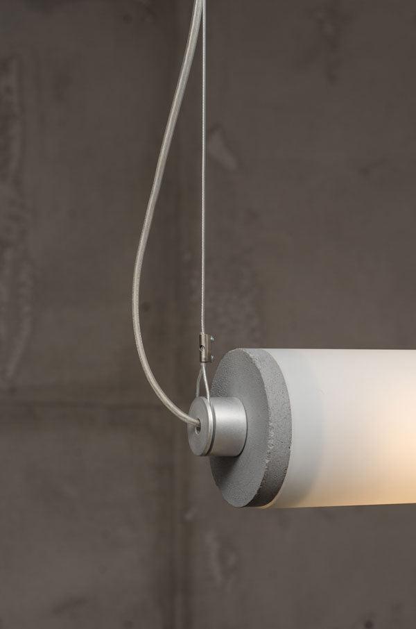 Longa Horizontal Concrete Pendant Lamp - WOO .Design