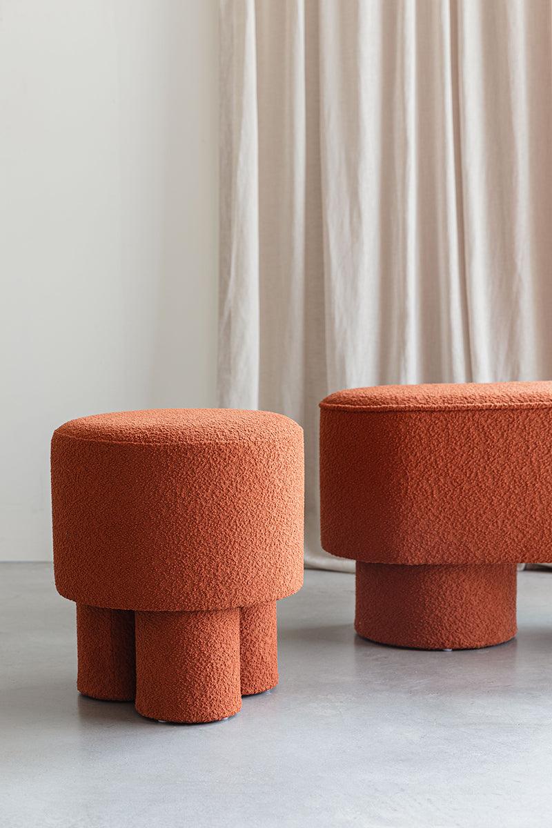 Marcos Boucle Stool - WOO .Design