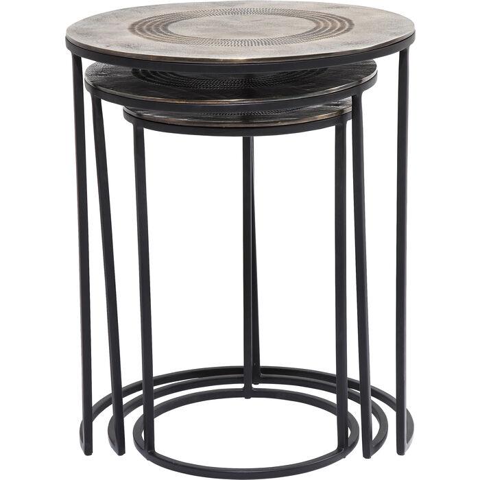 Marrakesh Gold Side Table (3/Set) - WOO .Design