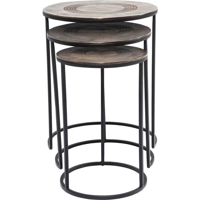 Marrakesh Gold Side Table (3/Set) - WOO .Design