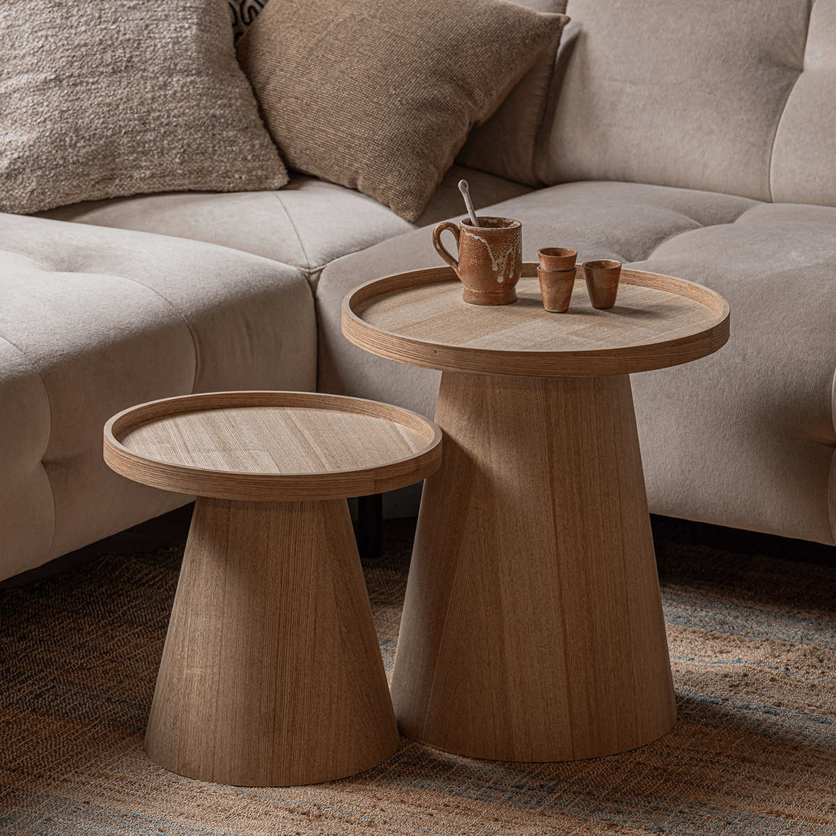 Maud Natural Side Table - WOO .Design