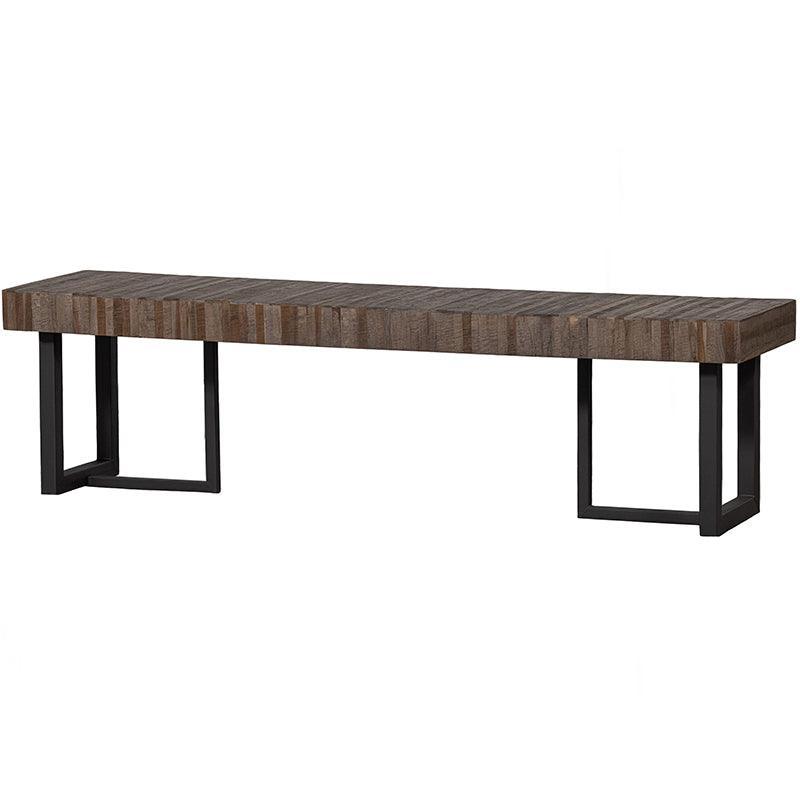 Maxime Natural Recycled Wood Dining Bench - WOO .Design