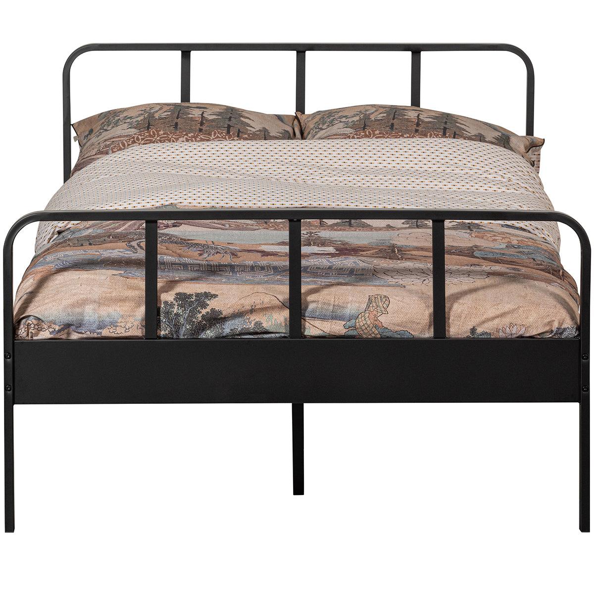 Mees Black Metal Bed - WOO .Design
