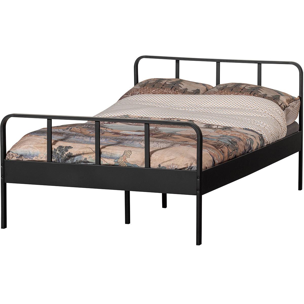 Mees Black Metal Bed - WOO .Design