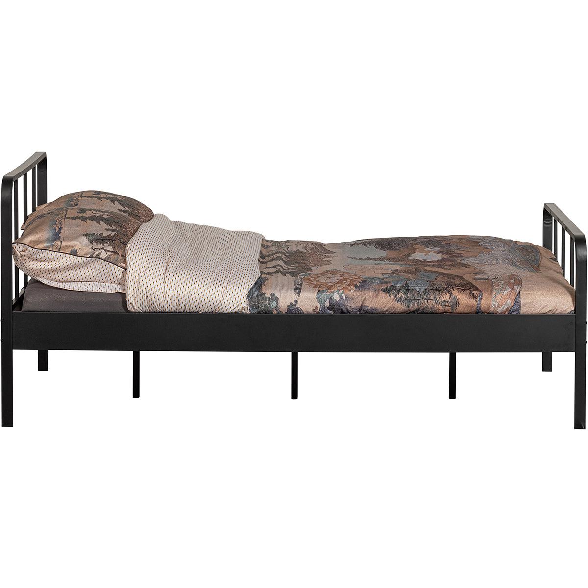Mees Black Metal Bed - WOO .Design