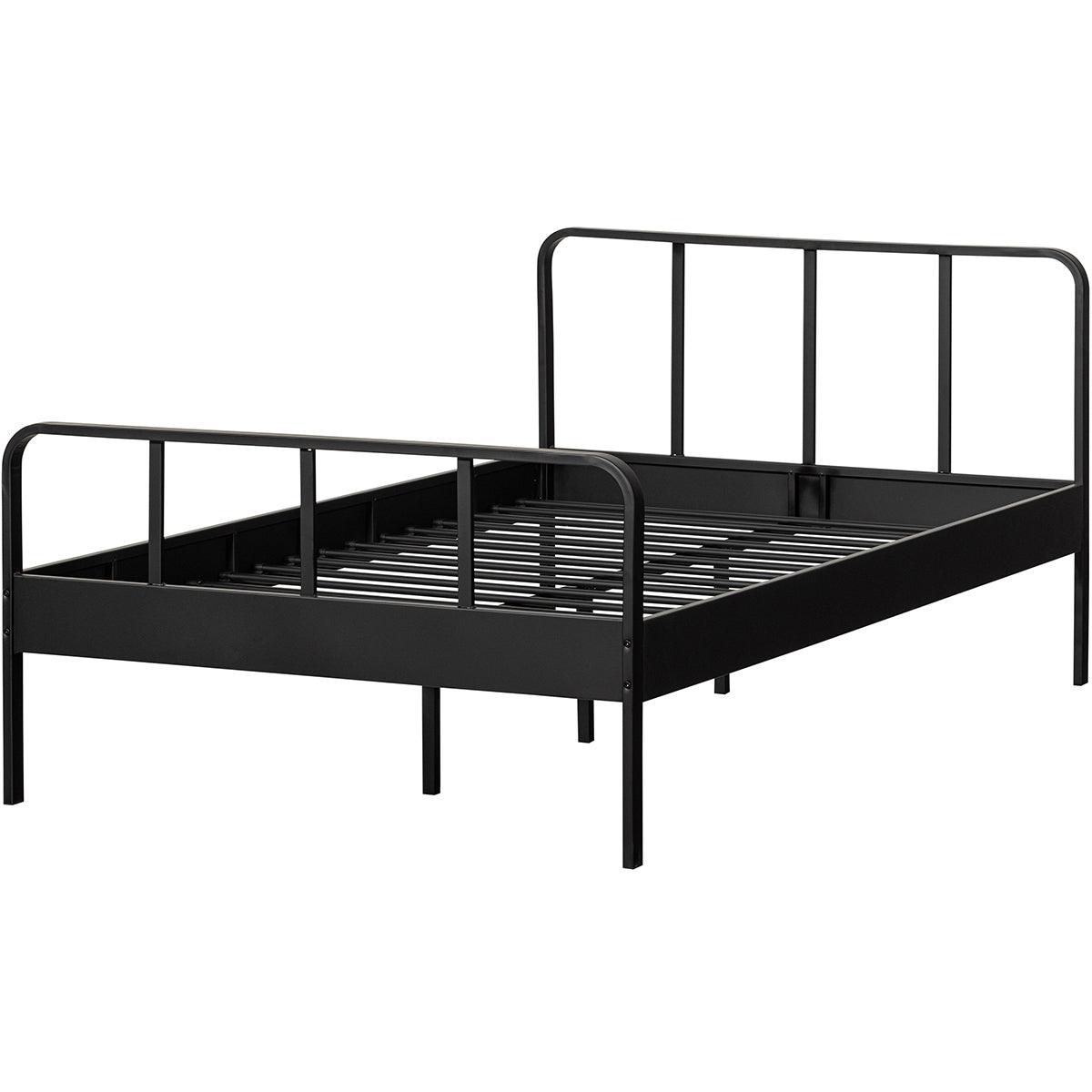 Mees Black Metal Bed - WOO .Design
