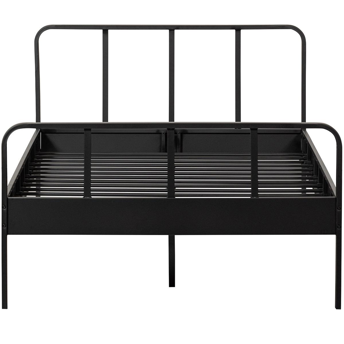 Mees Black Metal Bed - WOO .Design