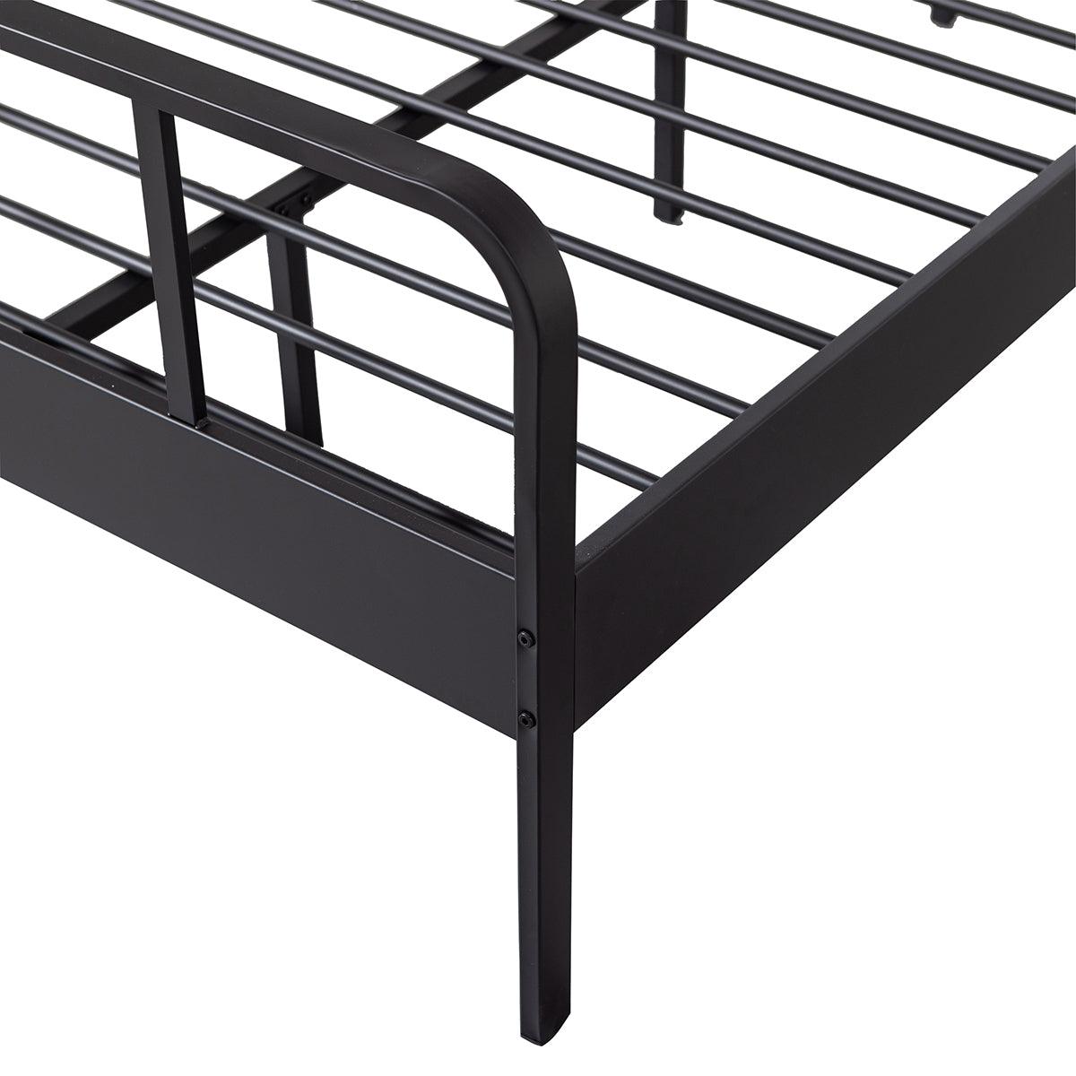 Mees Black Metal Bed - WOO .Design