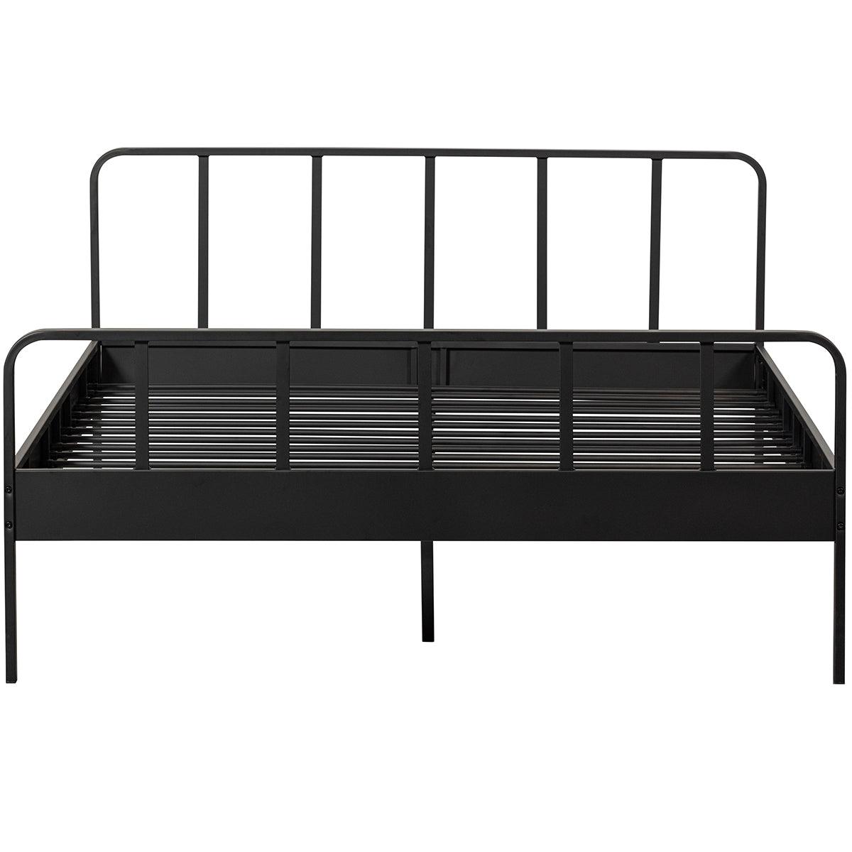 Mees Black Metal Double Bed - WOO .Design