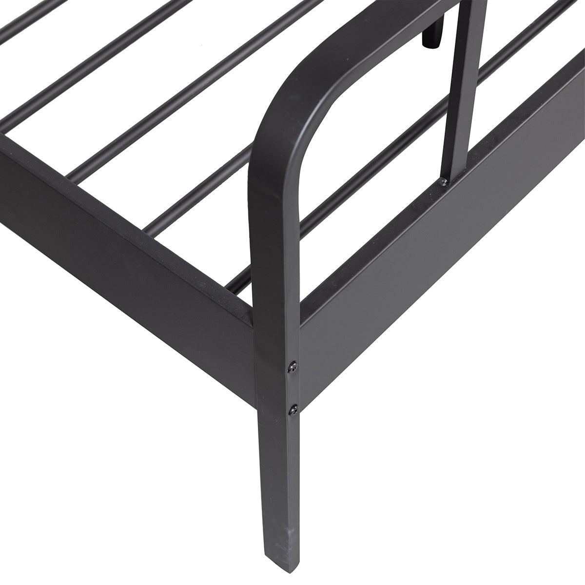 Mees Black Metal Double Bed - WOO .Design