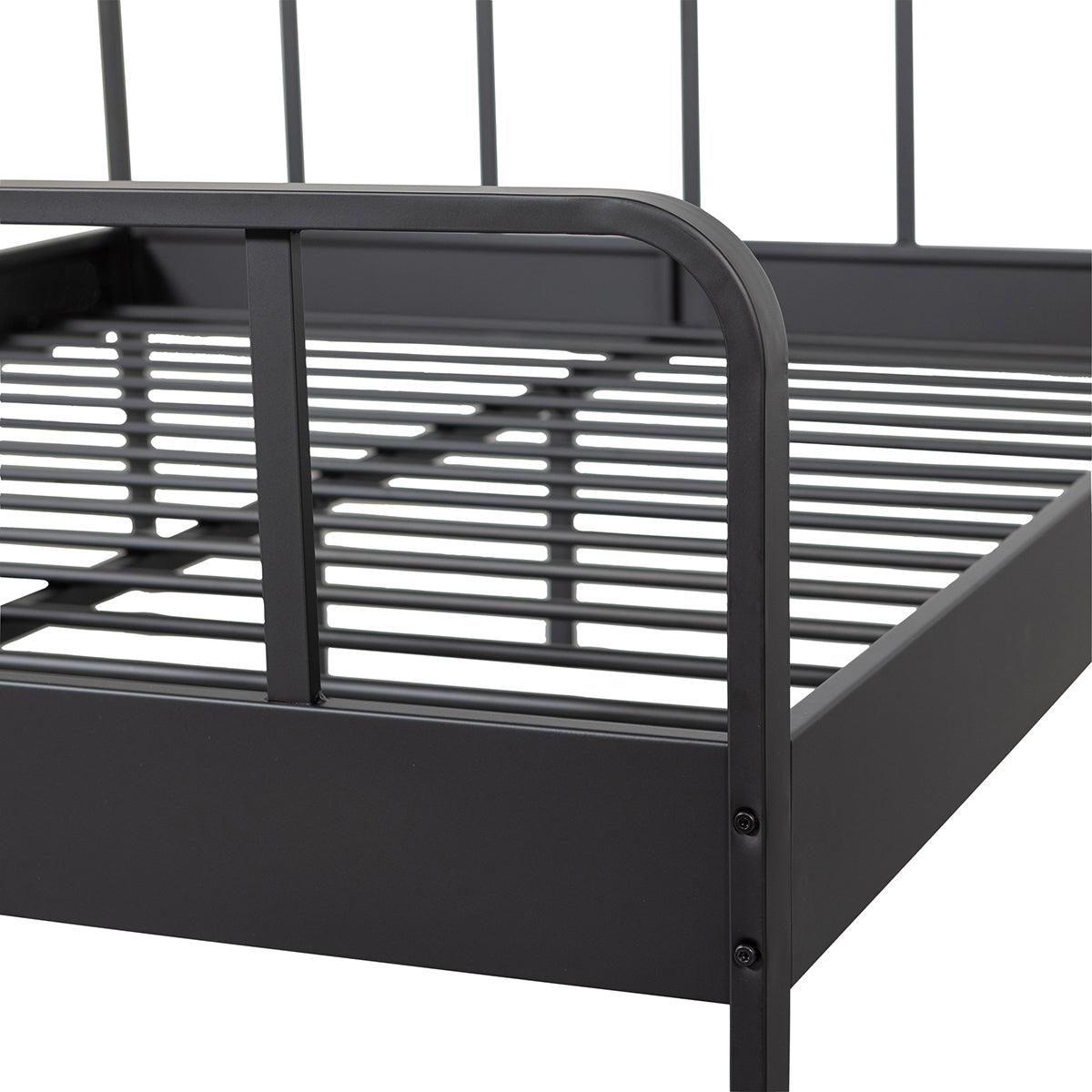 Mees Black Metal Double Bed - WOO .Design