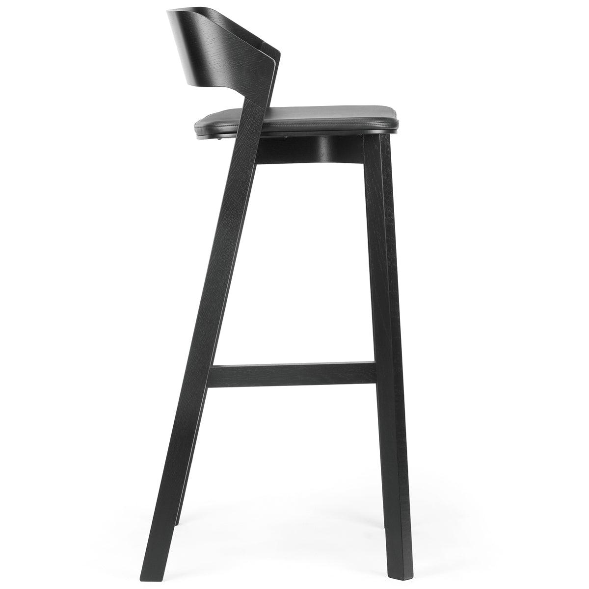 Merano Upholstered/Wood Barstool - WOO .Design