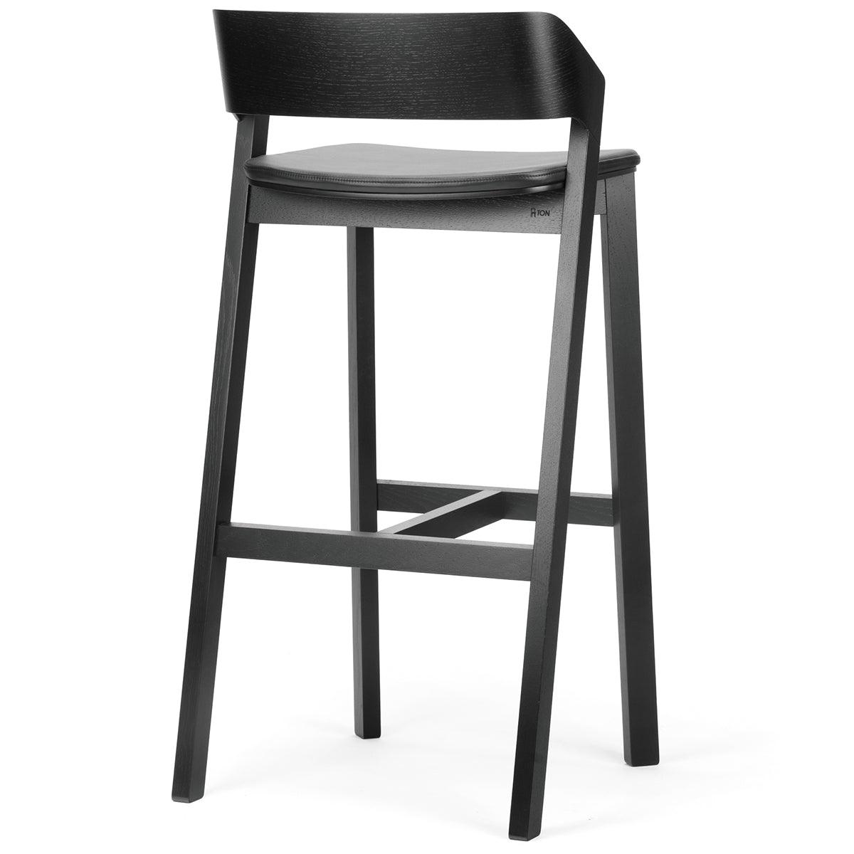 Merano Upholstered/Wood Barstool - WOO .Design